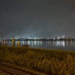 Antwerp Harbor by Night